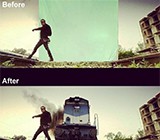 before after movie scene