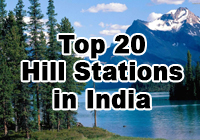 Top 20 Hill Stations in India
