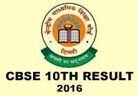 cbse 10th result 2016