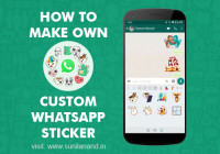 How to make own custom whatsApp sticker packs for free