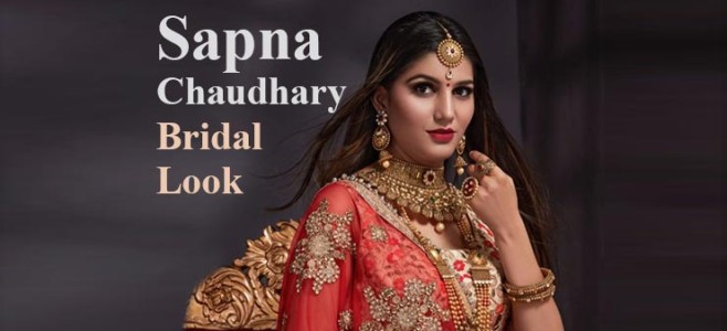 Haryanvi star Sapna Choudhary Bridal look photo goes viral